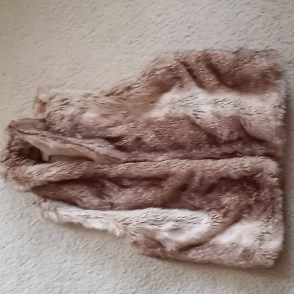 Honey punch fur vest
